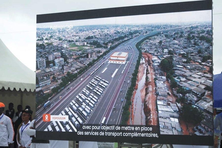 Côte d'Ivoire : fermeture temporaire du sens Échangeur du Lycée Technique – Carrefour La Vie pendant 3 mois , pour les travaux du BRT